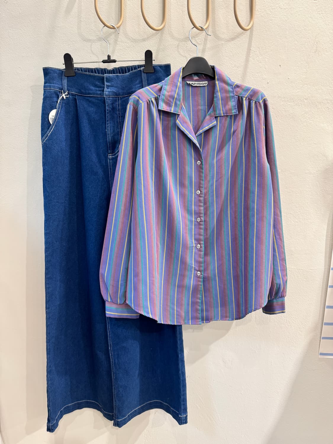 japan vintage 멀티컬러 스트라이프 BL 상품이미지1