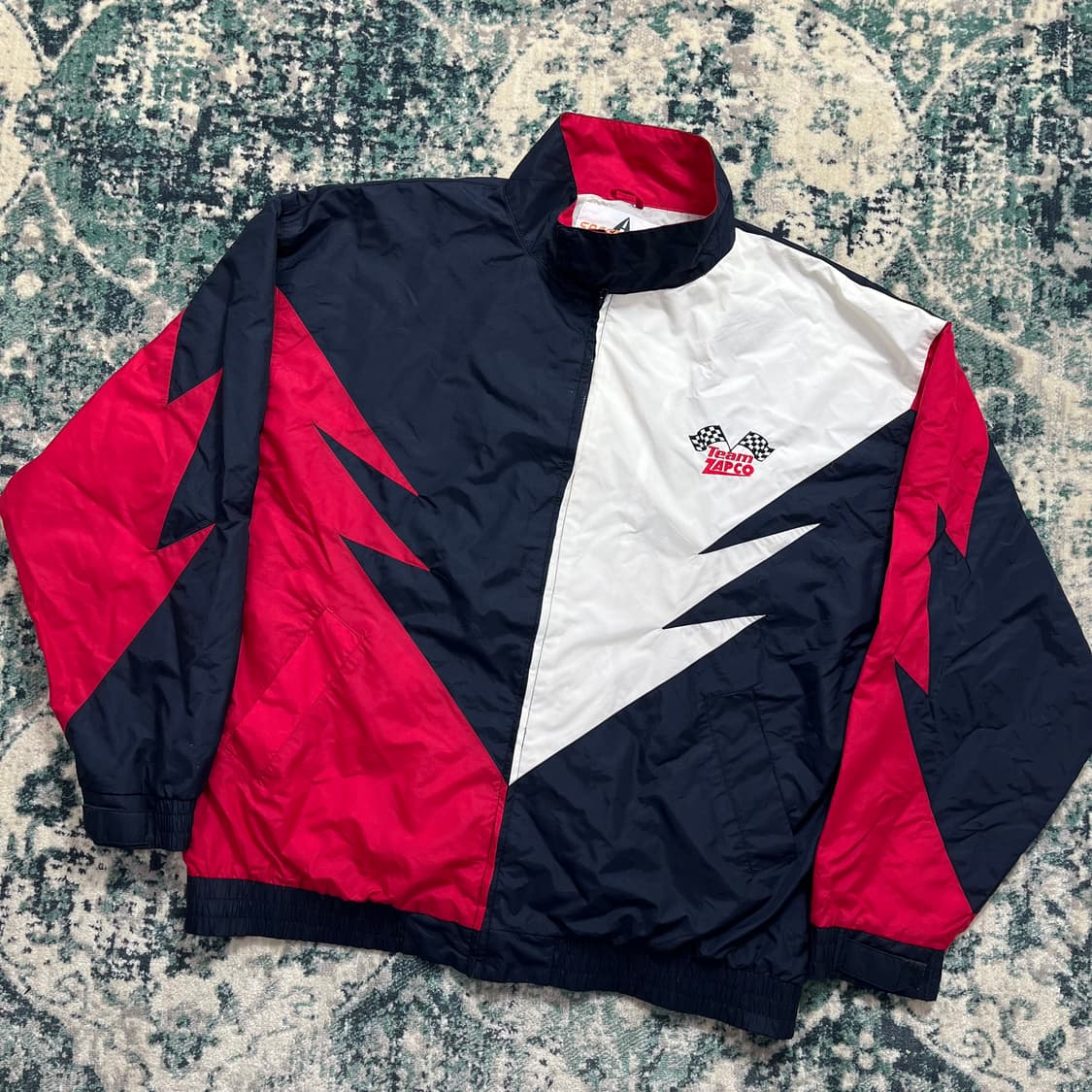 90s Speedy zone usa 레이서 집업 자켓(2XL) 상품이미지1