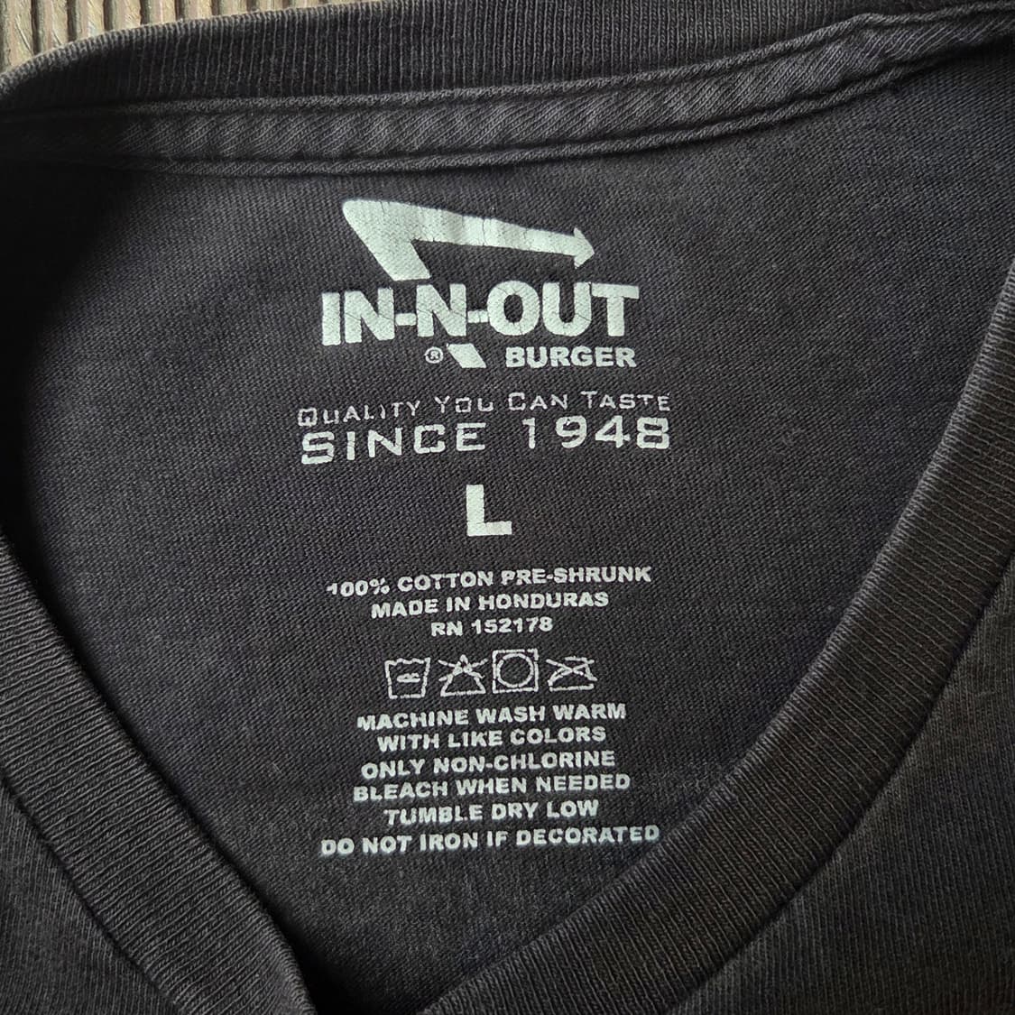 IN-N-OUT 빈티지 반팔티 상품이미지3