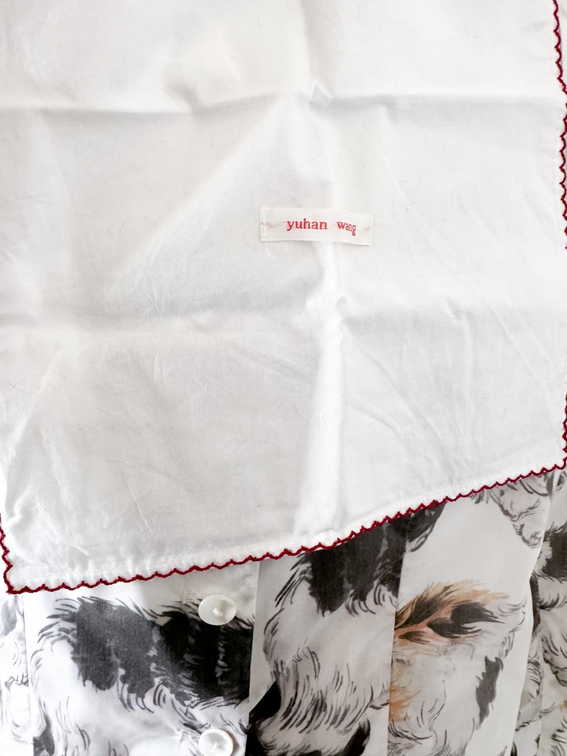 Yuhan Wang Cat shirt 22AW 상품이미지9