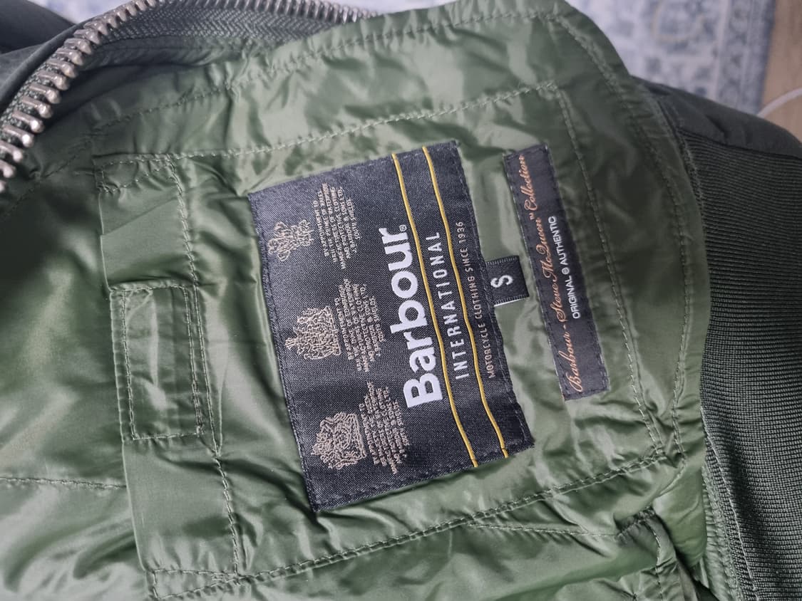 바버 스티브맥퀸 퀄팅 점퍼 상품이미지2