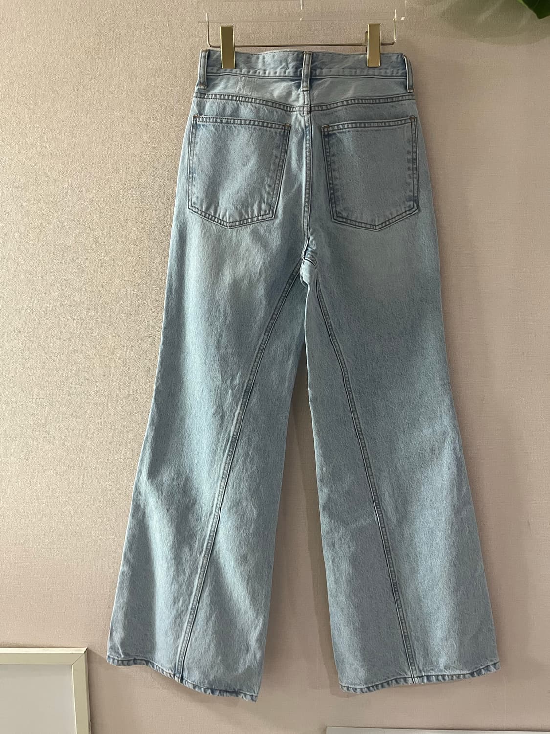 더로랑 세미와이드트위스트진(라이트블루M) 상품이미지9