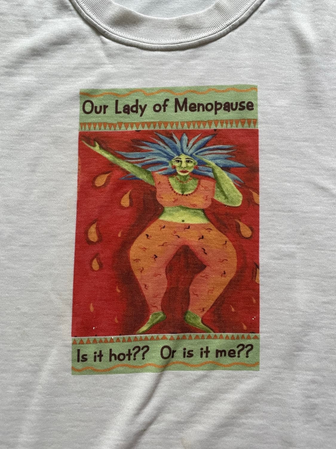 90s Our lady of Menopause 빈티지 티셔츠 상품이미지5