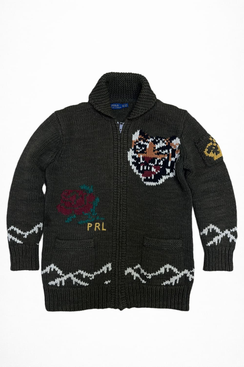 폴로랄프로렌 타이거 니트 집업 가디건 상품이미지1