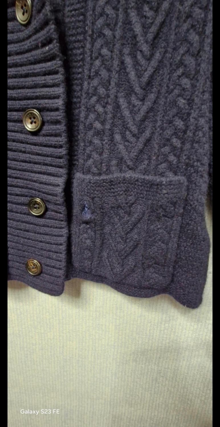 빈폴 여성 카라 가디건 네이비 90 상품이미지5