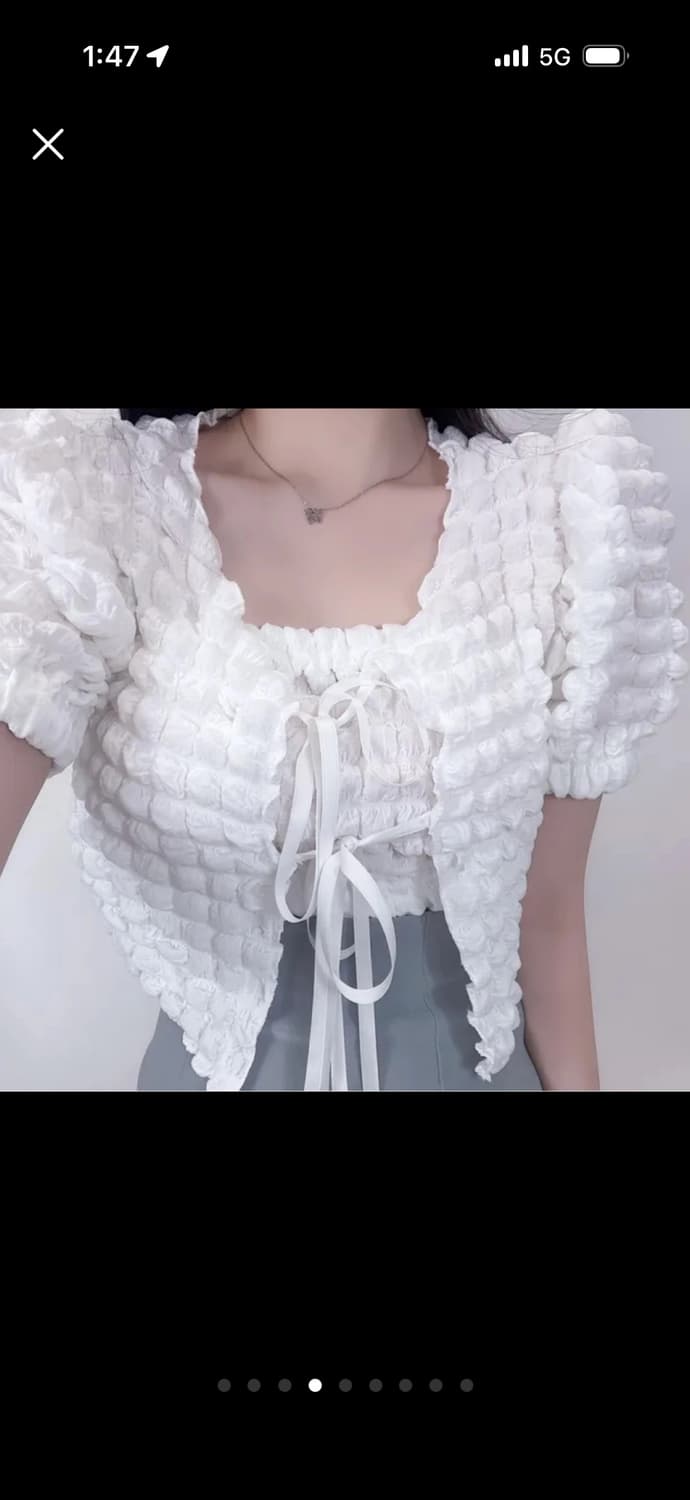 폼폼가디건&탑 세트 새상품 상품이미지3