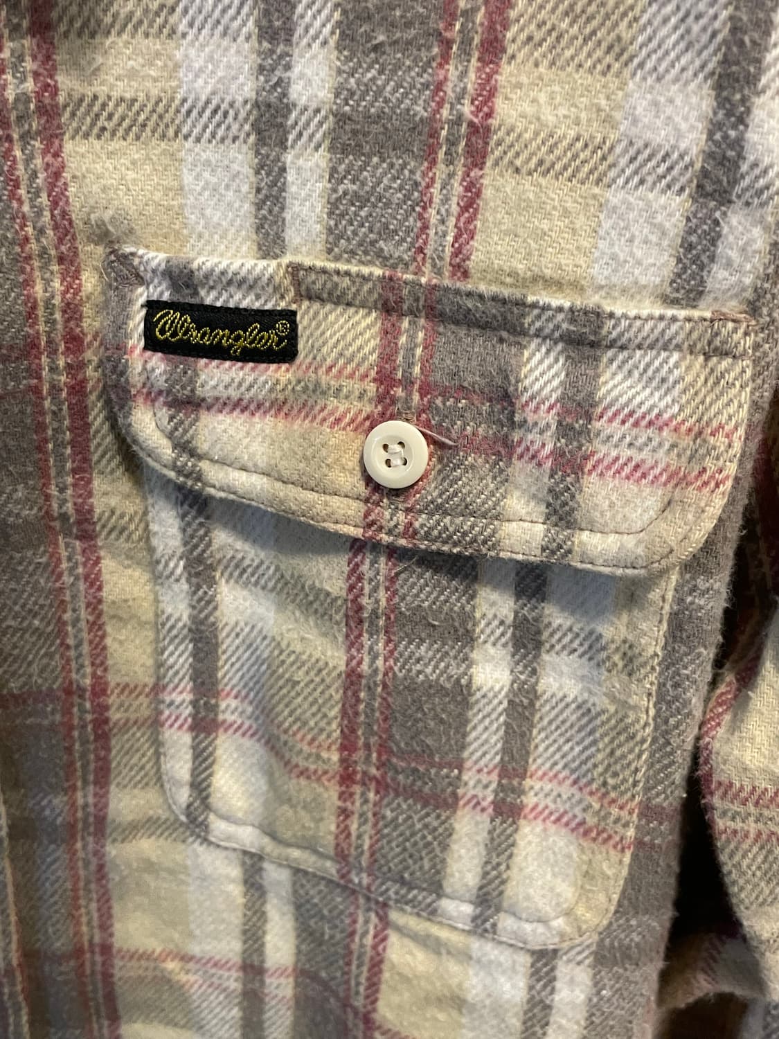 Vintage Wrangler Flannel Shirt 상품이미지3