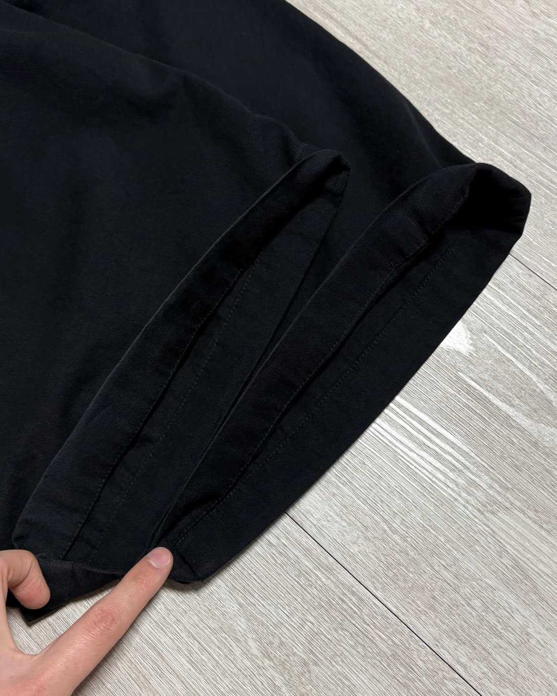 [2]폴리테루 벨티드 카고 팬츠 블랙 상품이미지5