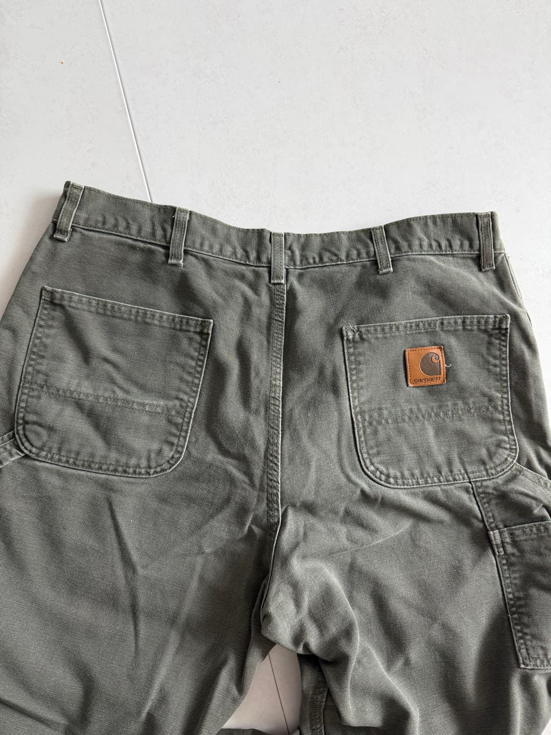 칼하트 B11 싱글니 MOS 모스컬러 40X32 상품이미지3