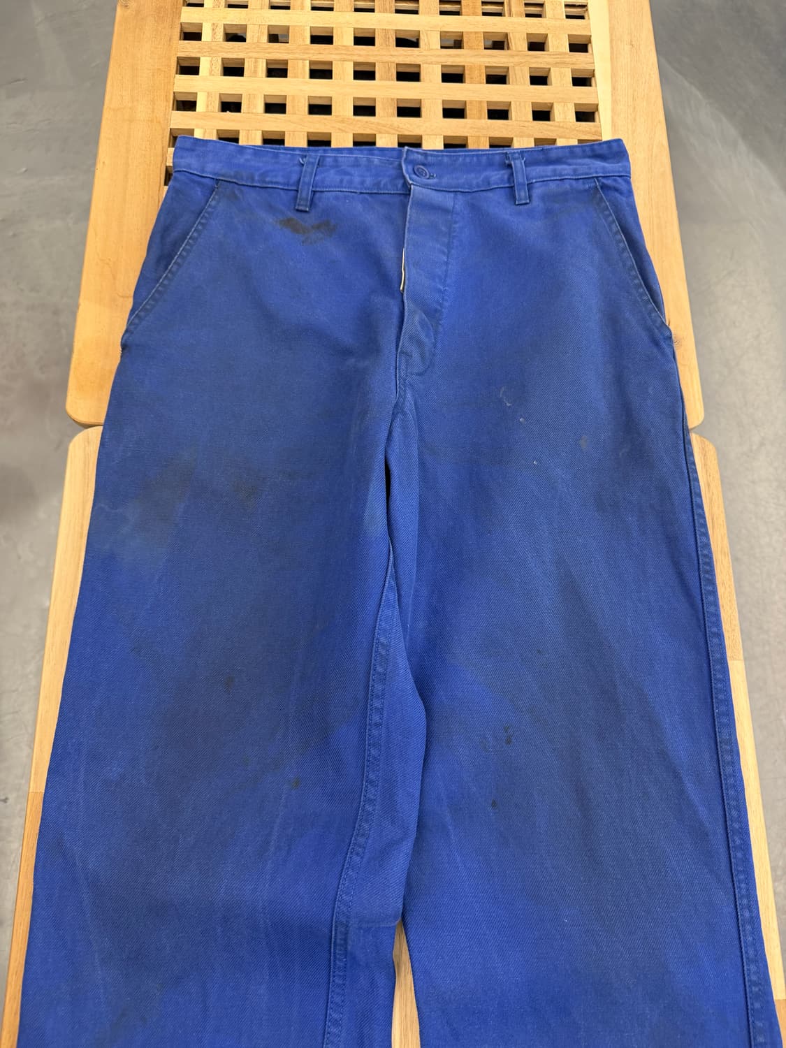 70s DISTRESSED Oil-Stained 빈티지 프렌치워크팬츠 상품이미지3