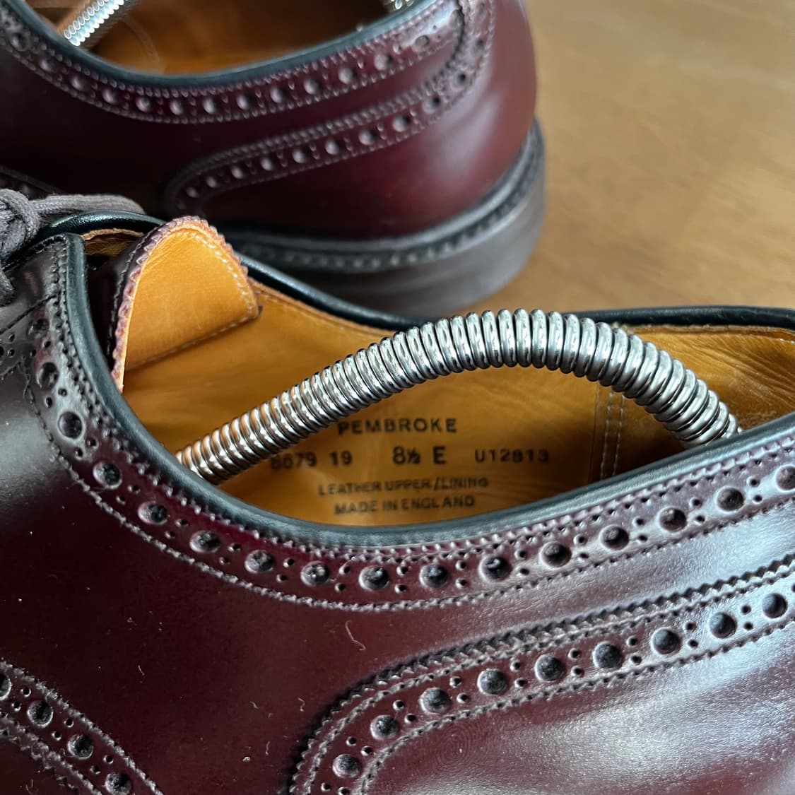 크로켓앤존스 팸브로크 윙팅 Uk8.5 상품이미지5