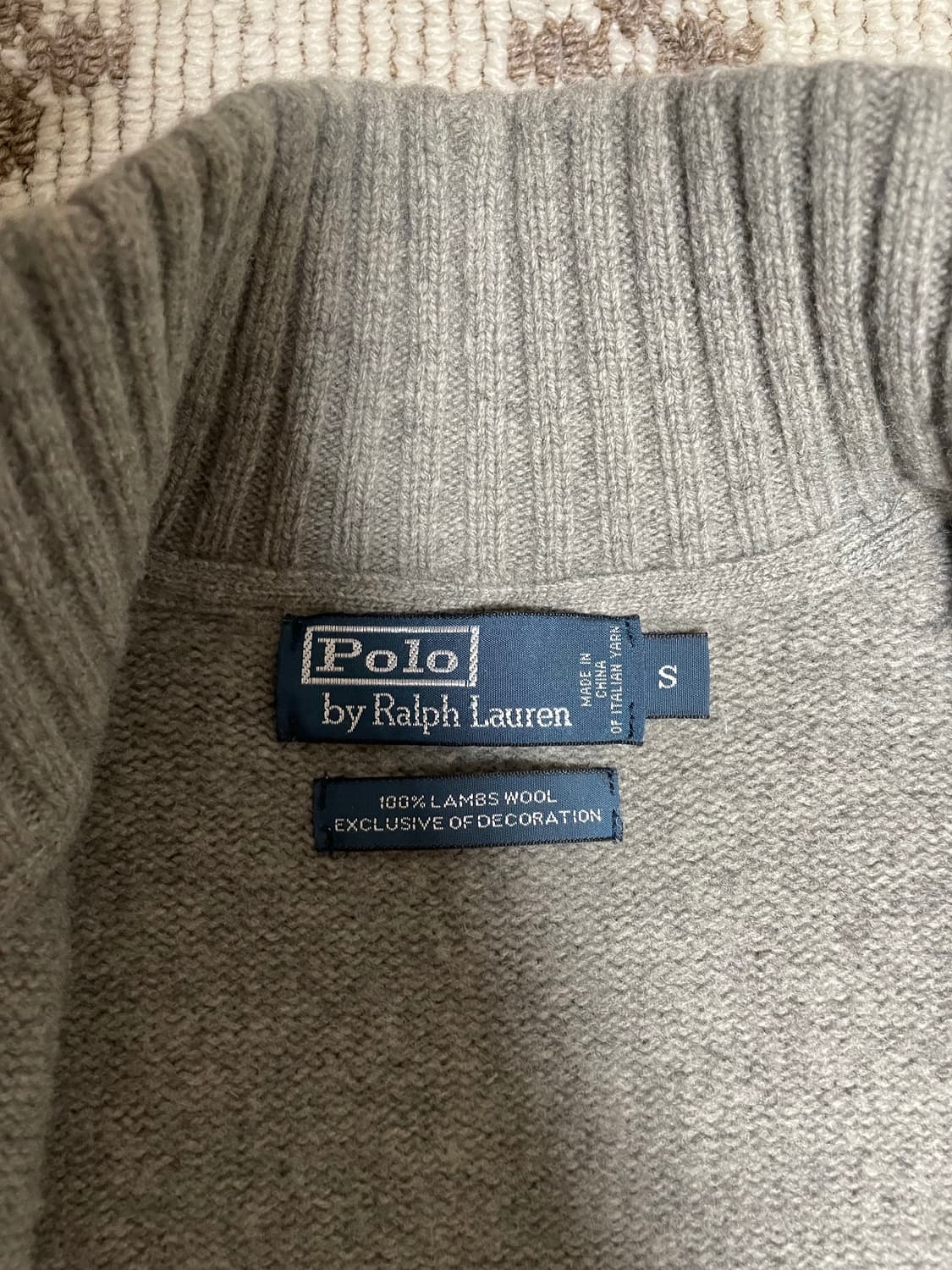 폴로 랄프로렌 빅포니 니트집업 상품이미지3