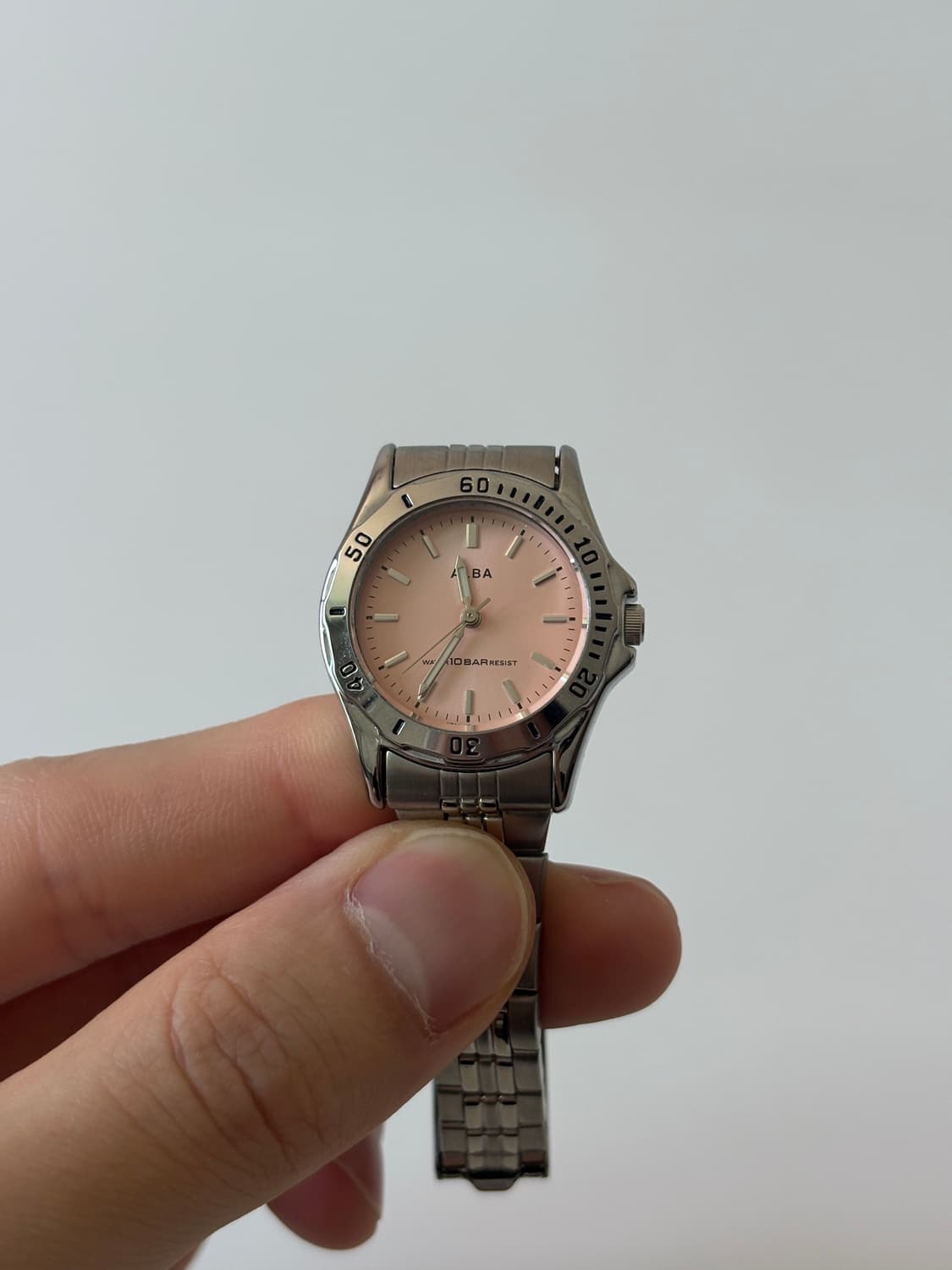 ALBA- 1990s Pink Dial Ladies Quartz 상품이미지3