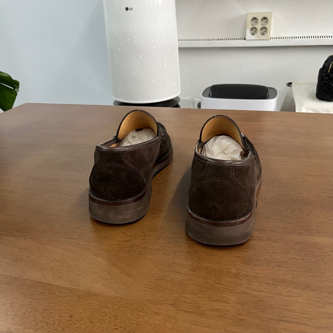 페레가모 간치니 스웨이드 로퍼 Uk7 상품이미지6