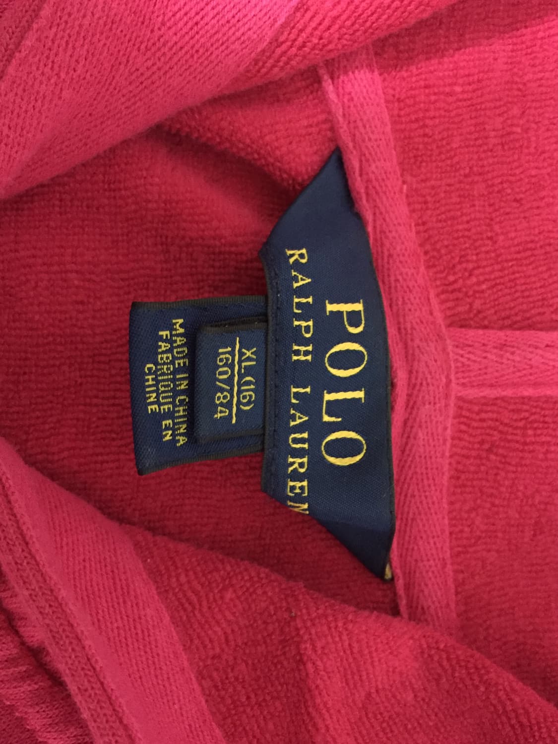 폴로 핑크 후드집업 상품이미지2