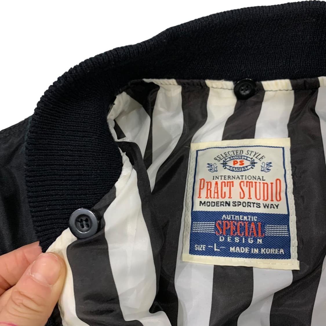 pract studio 자수 항공점퍼 상품이미지8