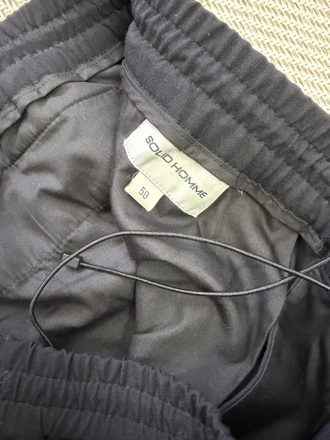 정품) 솔리드옴므 밴딩 슬랙스 라인팬츠 50 상품이미지6