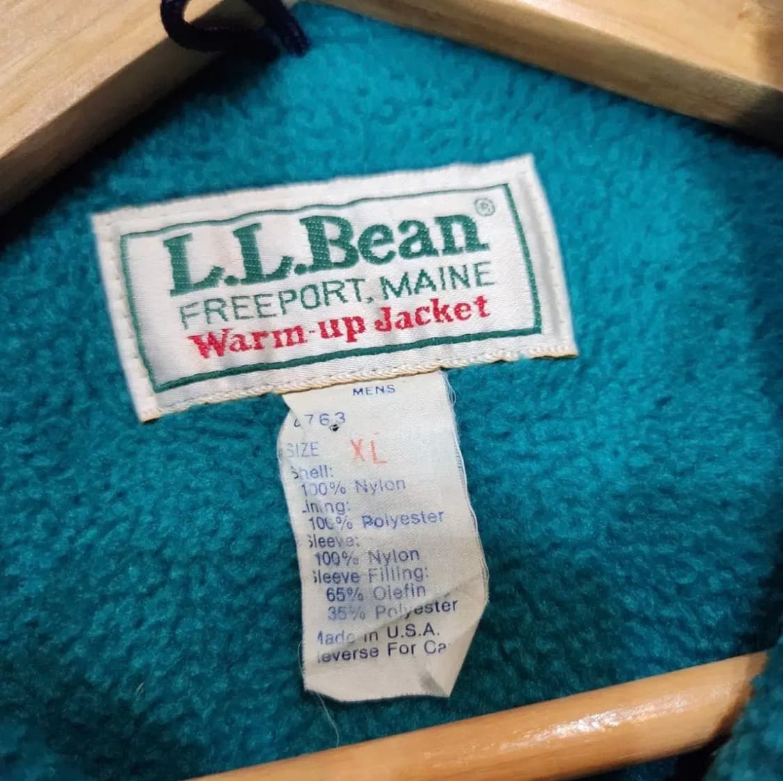 LLBean USA 엘엘빈 90s 웜업 자켓 XL 상품이미지3