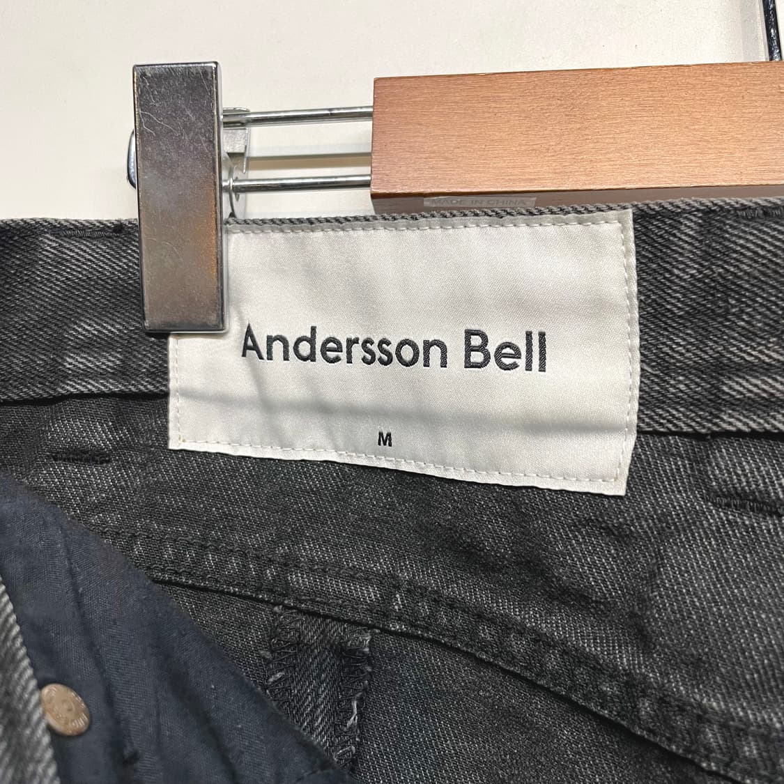 Andersson bell 블랙 데님 팬츠 상품이미지7