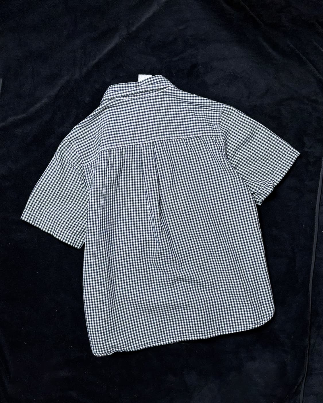 일본빈티지 GU 체크 모리걸 셔츠 상품이미지2