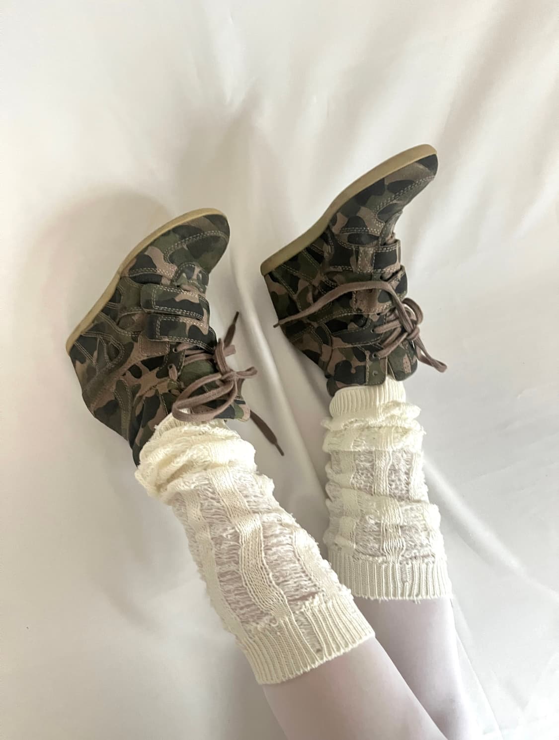 Ash 00s 카모 웨지힐 하이탑 상품이미지6