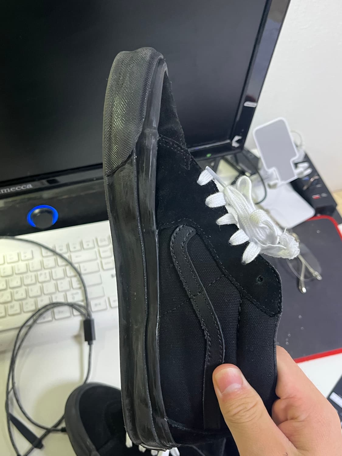 반스 스케이트미드 블랙 260 상품이미지7