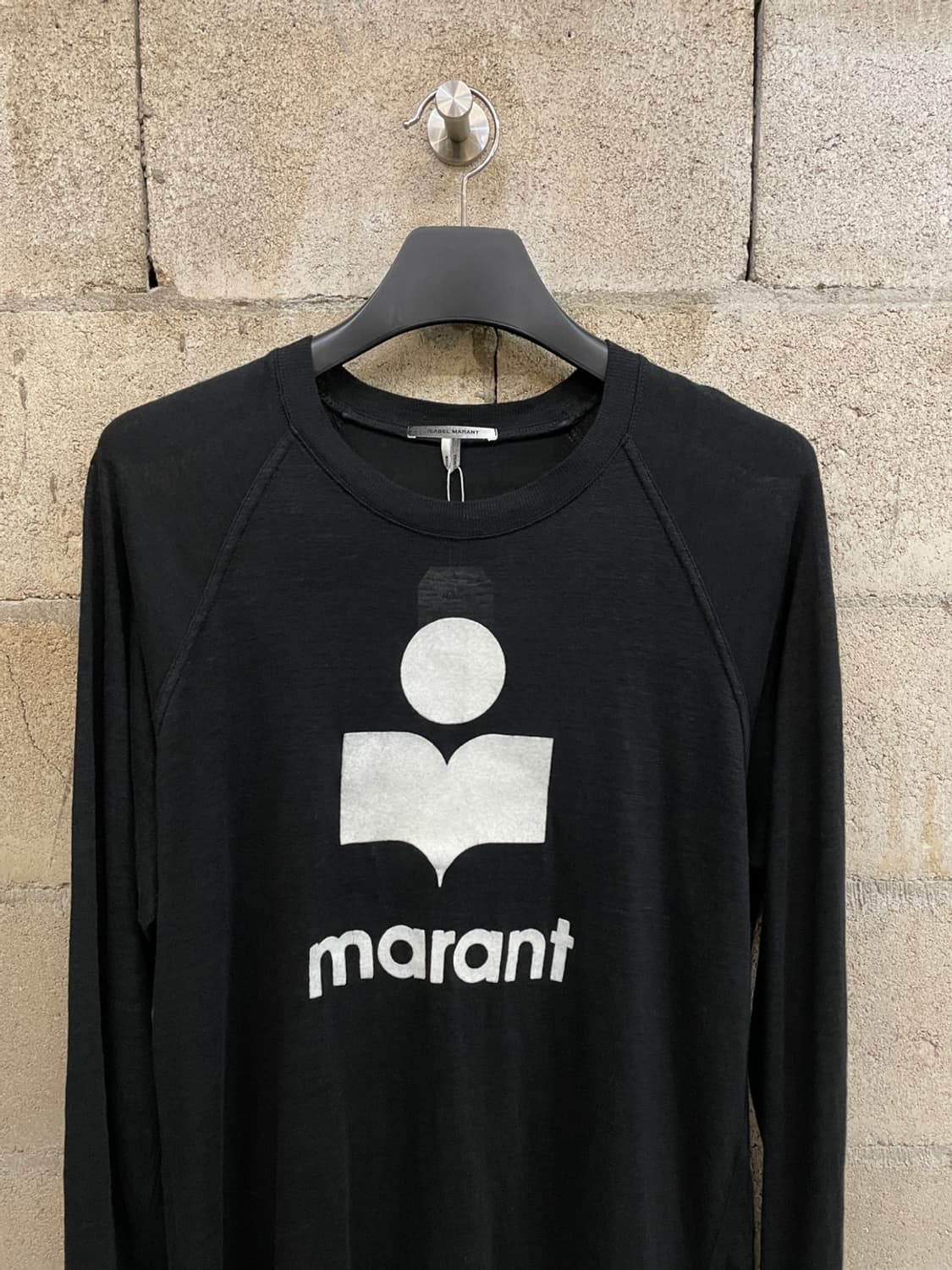 이자벨마랑 로고 린넨 맨투맨 상품이미지2