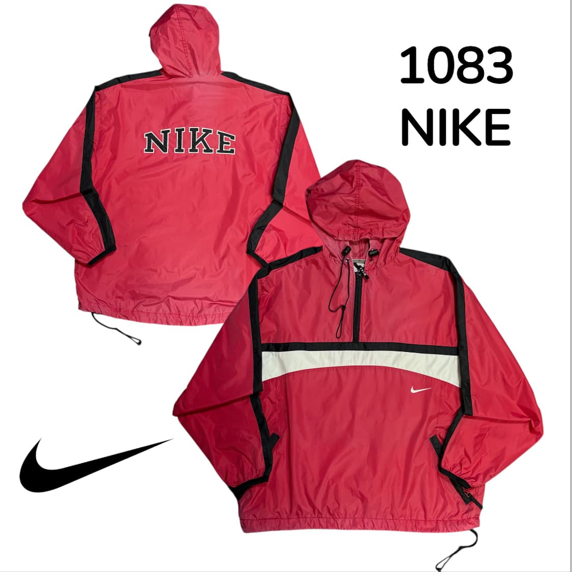 90s 나이키 빅로고 아노락 바람막이 올드스쿨 트랙자켓 L 상품이미지1