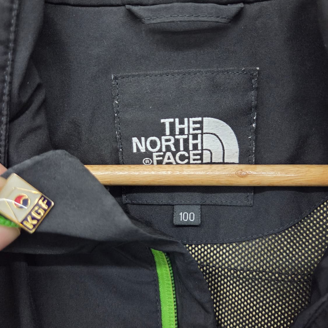 노스페이스 블랙 바람막이 자켓 남L 상품이미지5