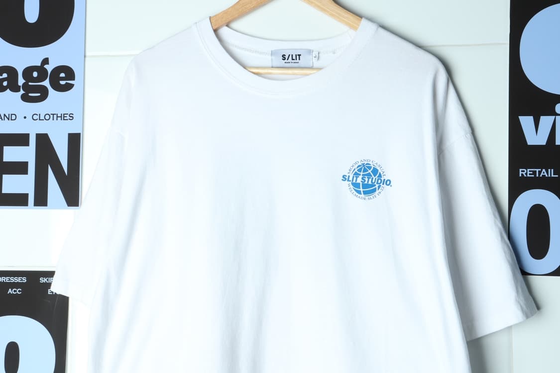 (L-2XL) 브랜드빈티지 반팔 티셔츠 박시 흰색 스트릿-H30026 상품이미지3