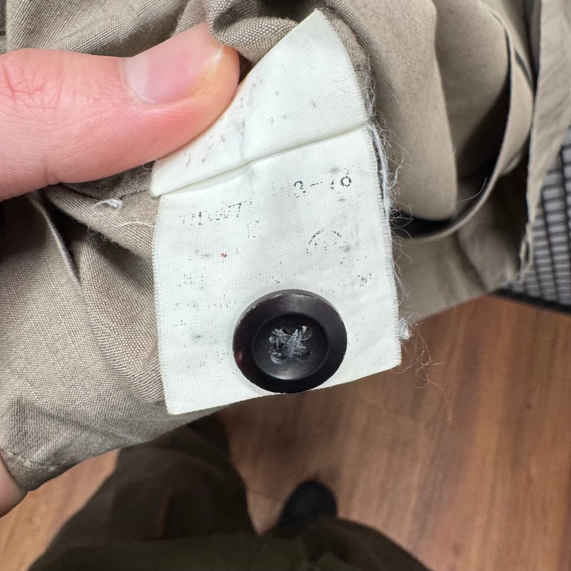 00s 버버리 런던 반팔 워크 셔츠 전면 투포켓 포인트 베이지 상품이미지7