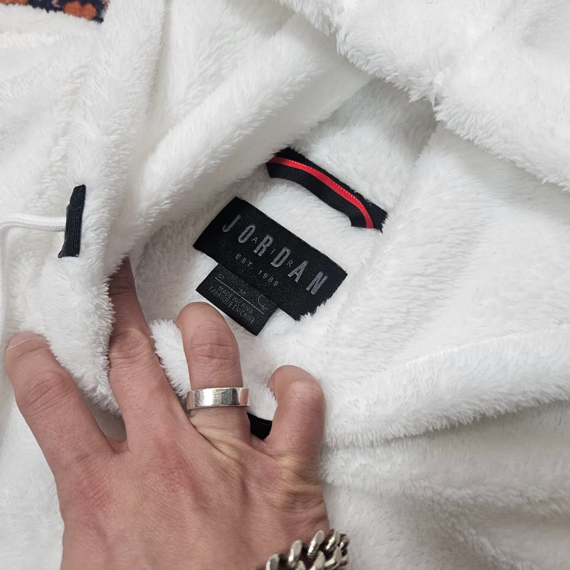 조던 플라이트 빅로고 플리스 후드 M(100)size 상품이미지5