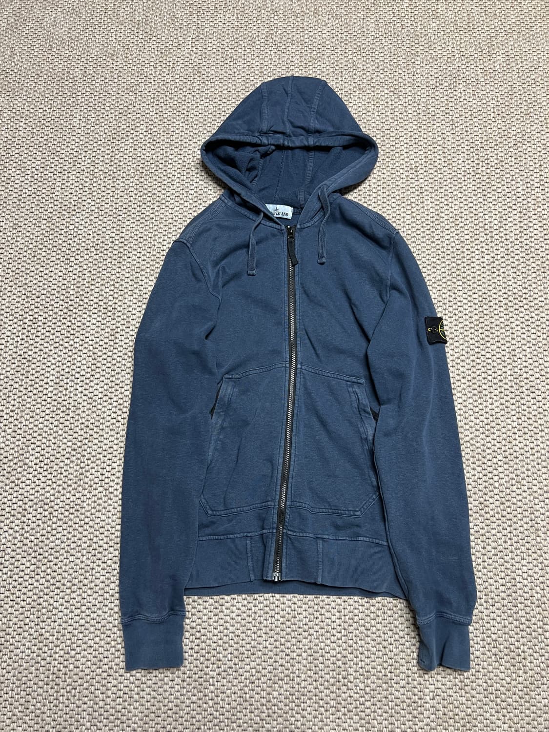[M] 스톤 아일랜드 후드집업 네이비 상품이미지1