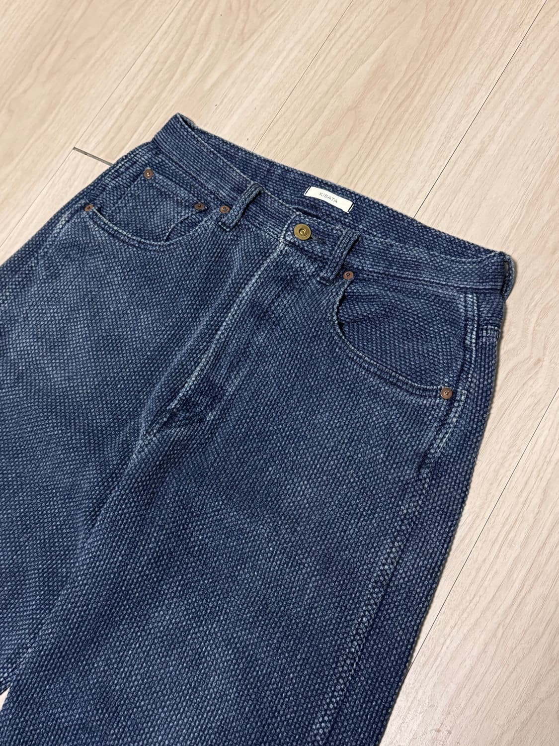 Kibata SASHIKO PANTS - Old Blue 3사이즈 상품이미지1