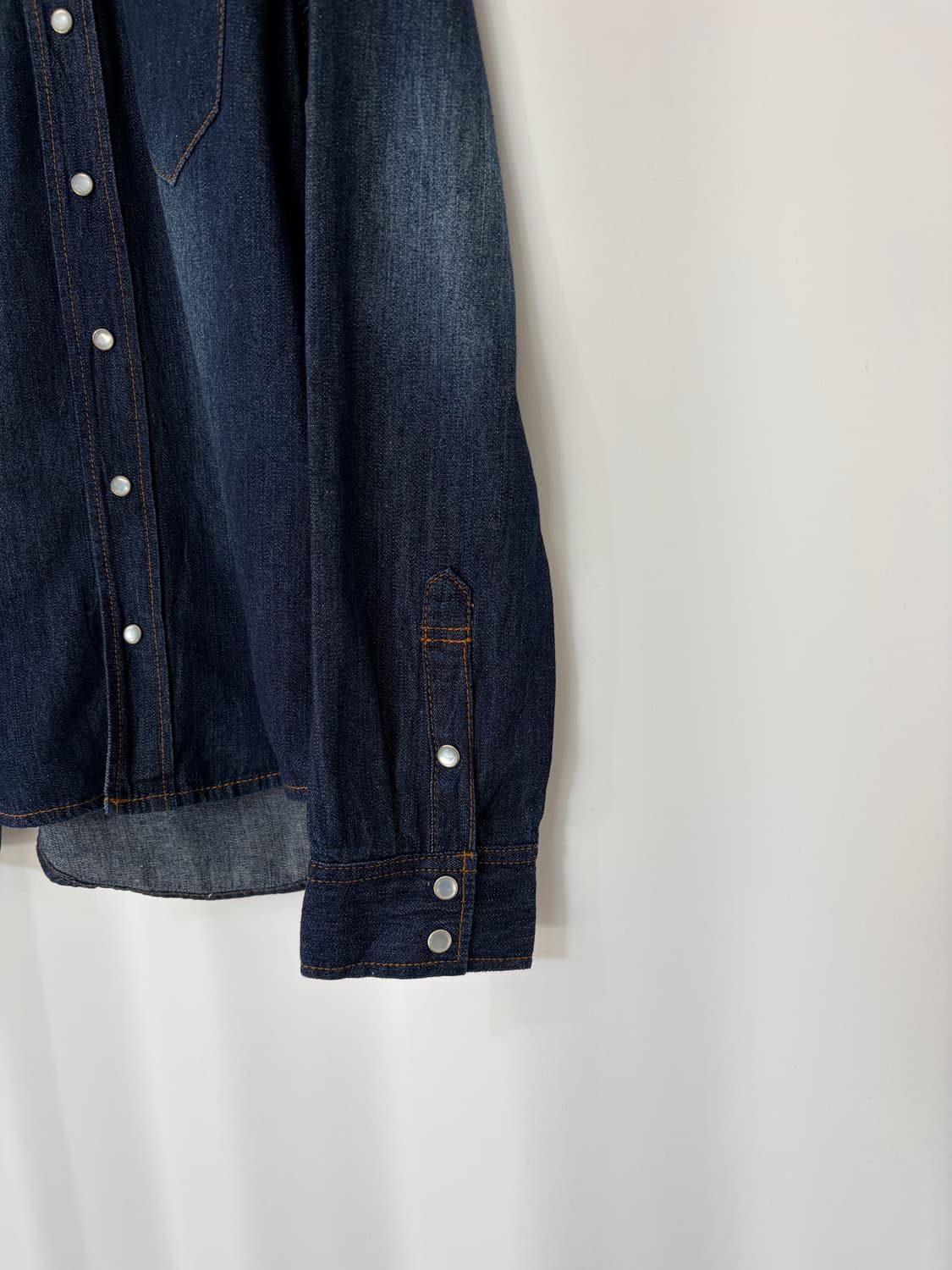 GENNARO denim western shirt  상품이미지3