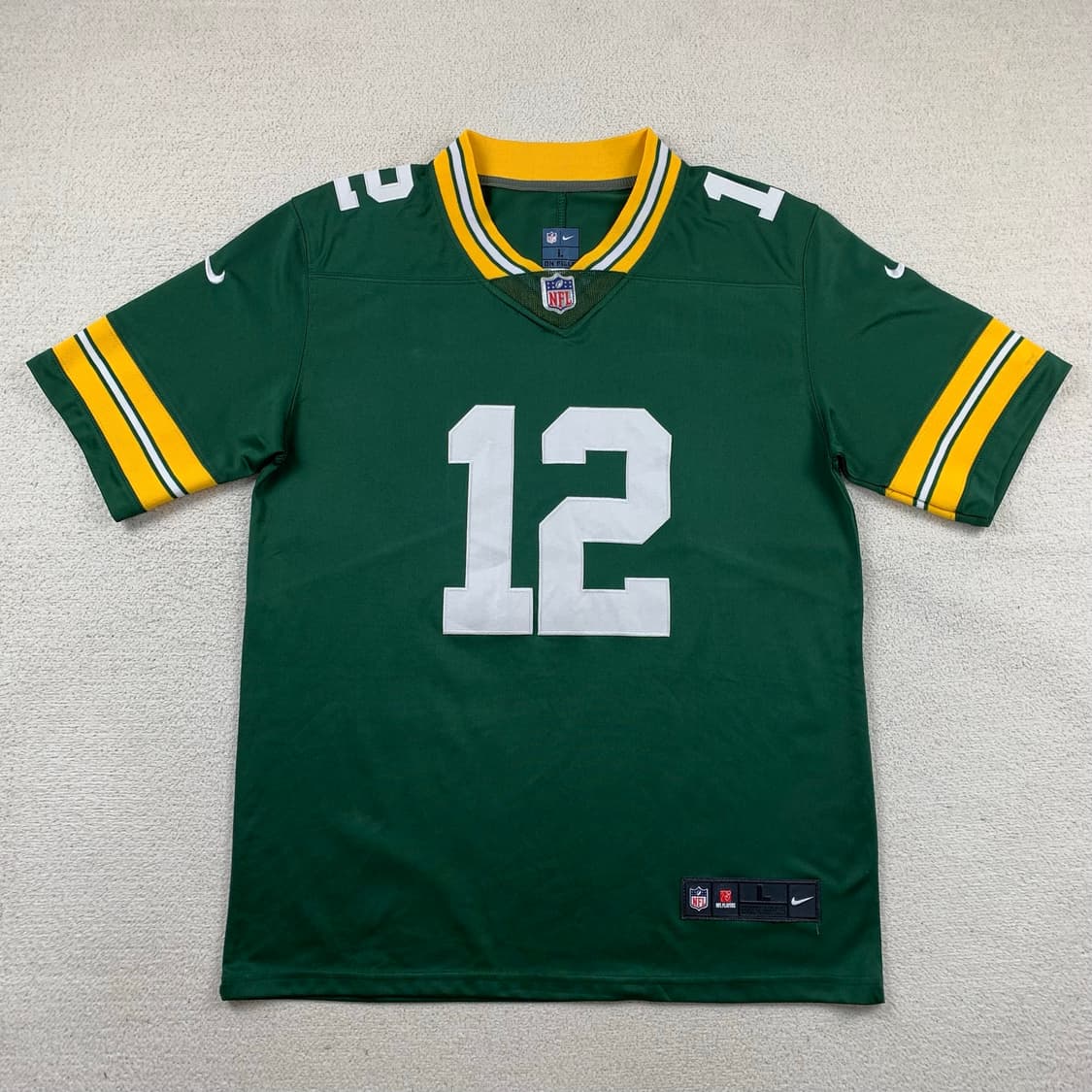 나이키 x NFL 그린베이 패커스 로저스 마킹 럭비 져지 상품이미지1