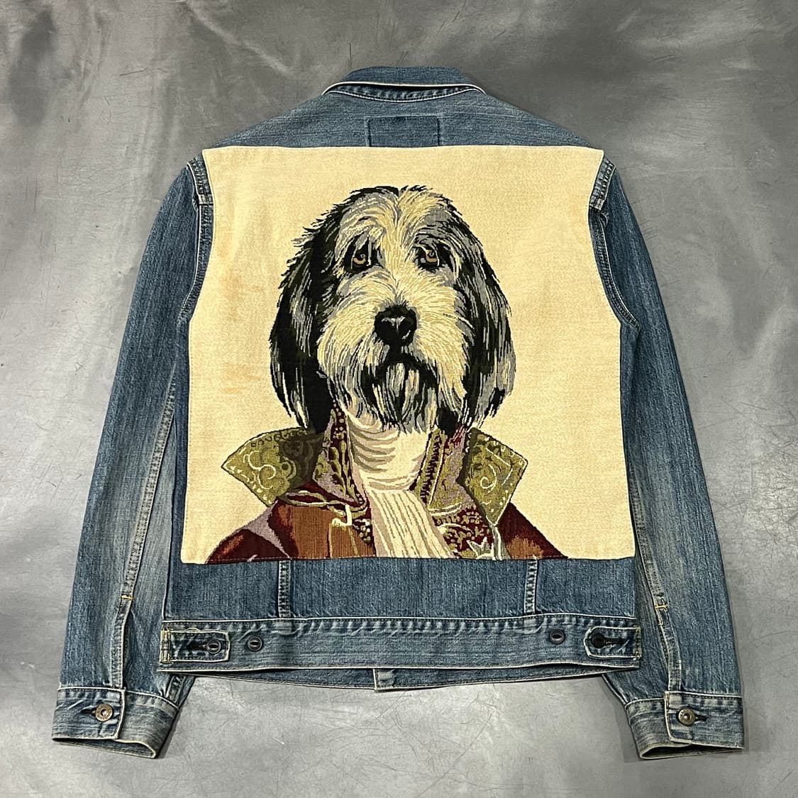  에드윈 애니멀 패치 데님 트러커 자켓 y15590 상품이미지2