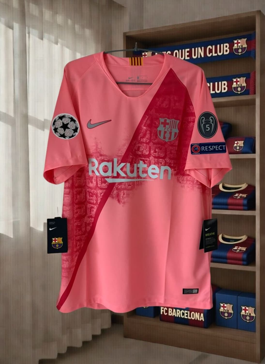 18-19 바르셀로나 써드 메시 유니폼 정품 새제품 상품이미지2