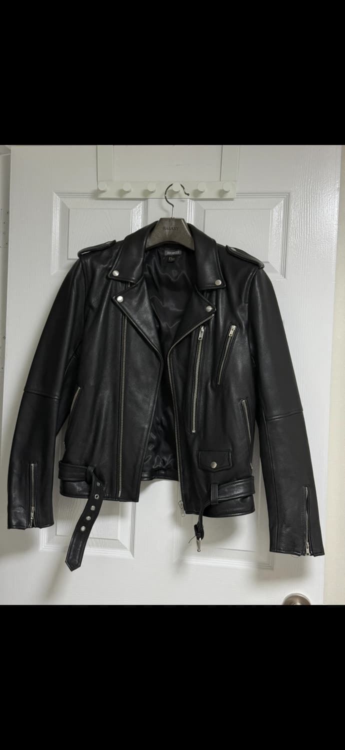 H&M 리얼소가죽 라이더자켓 M사이즈 (새상품) 상품이미지1