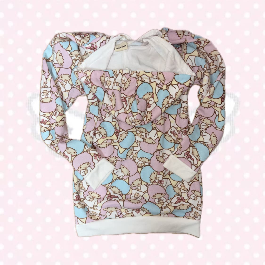 희귀매물 산리오 공식 리틀트윈스타 캐릭터 후드집업 상품이미지4