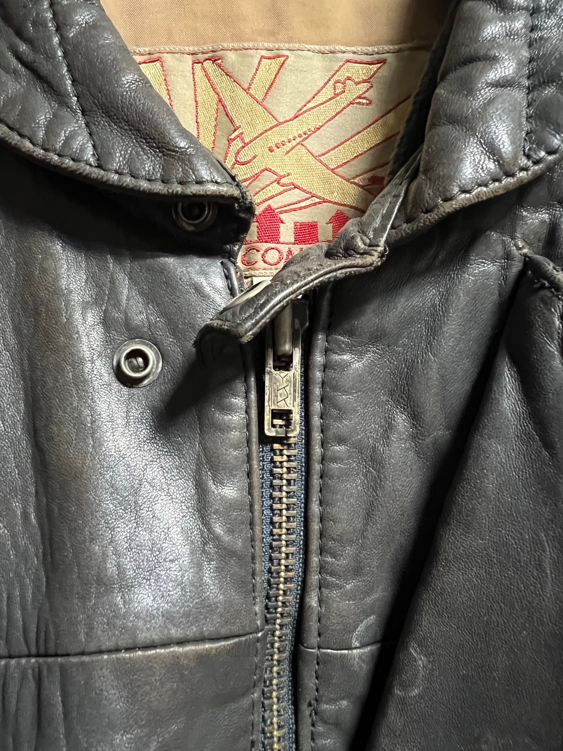 빈티지 밀라노 커넥션 가죽자켓 상품이미지4