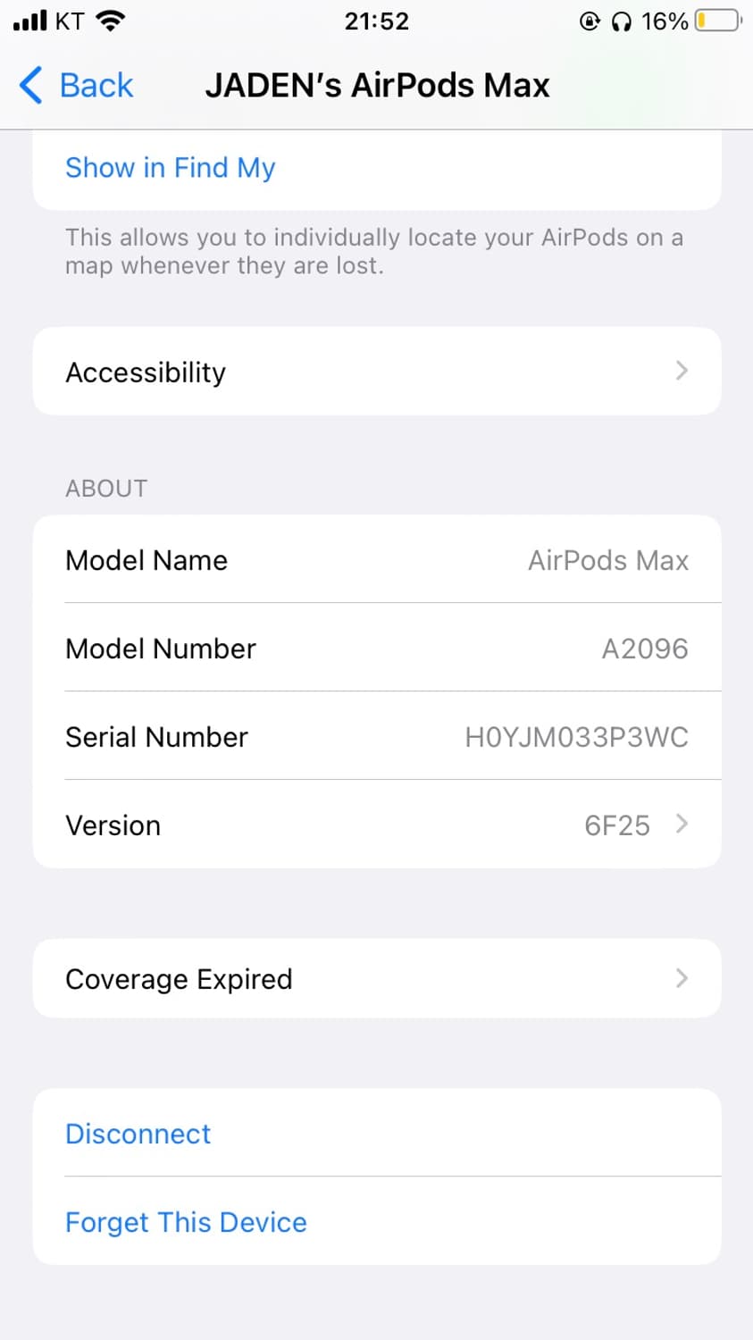 AirPods Max silver 에어팟 맥스 8핀 실버 상품이미지10