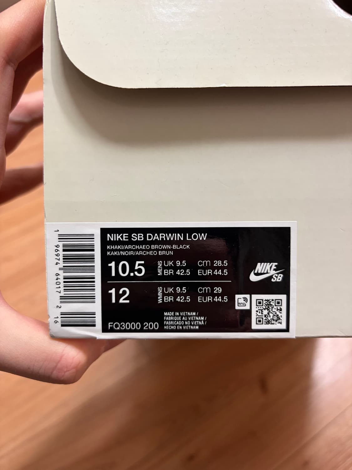 [285] 나이키 x 슈프림 SB 다윈 로우 데저트 카모 상품이미지10