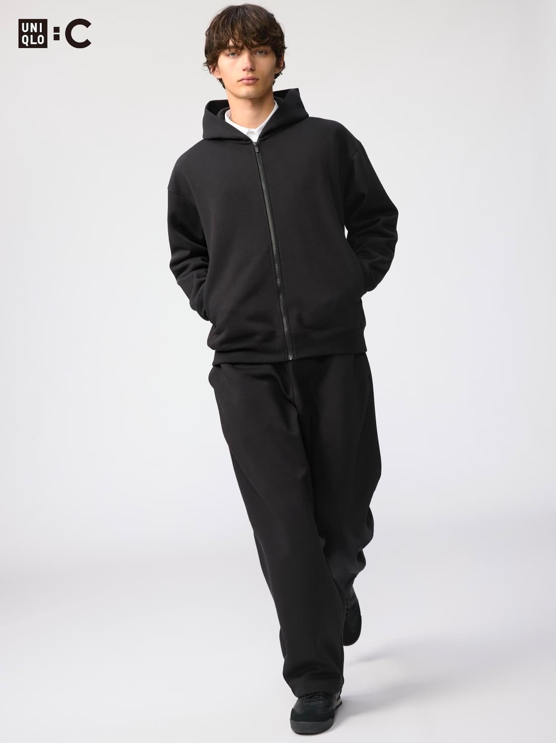 유니클로 C 스웨트와이드팬츠 XL 상품이미지1