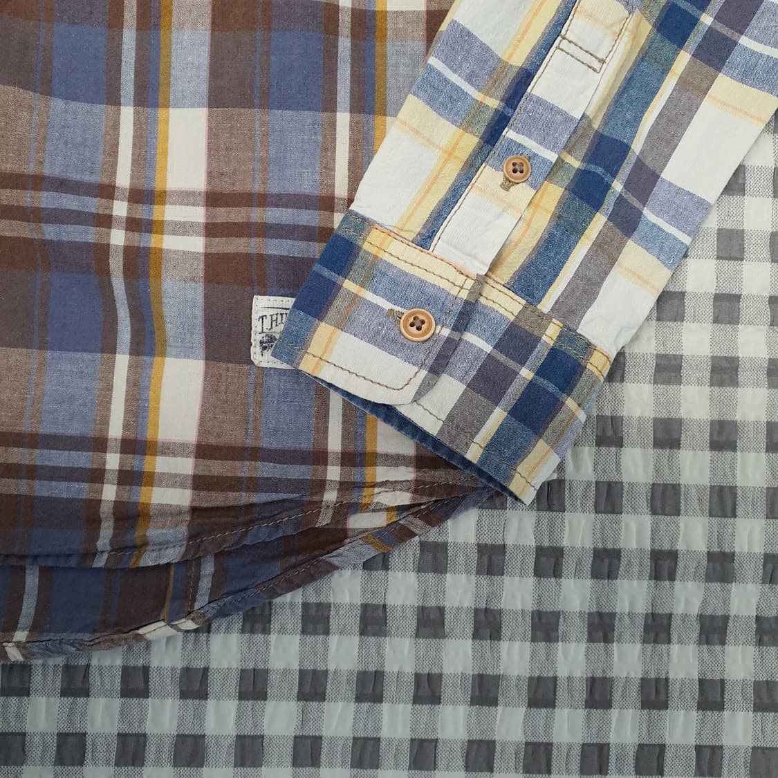 써스데이아일랜드 린넨 긴소매 셔츠 남자95 상품이미지4