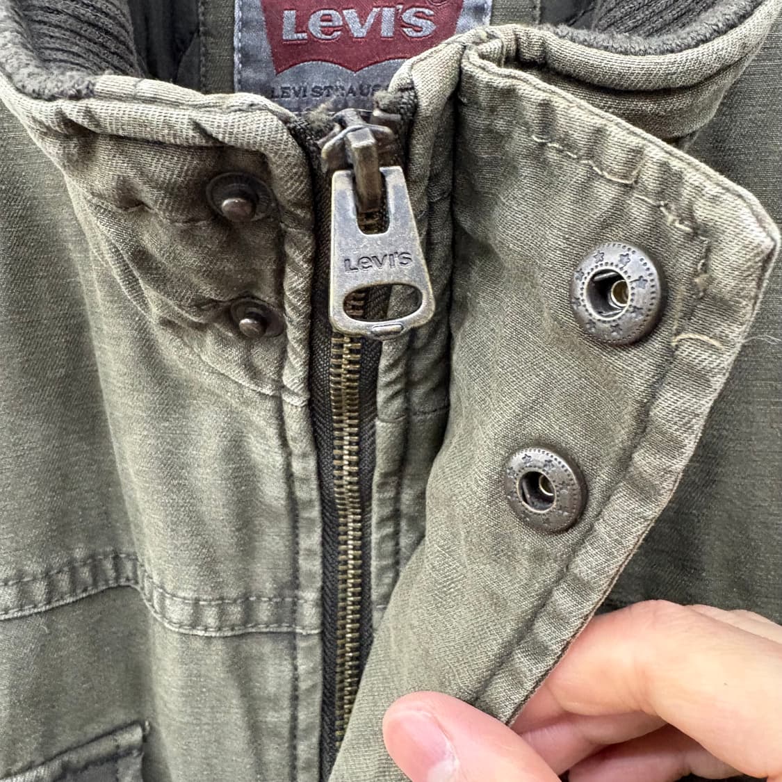 리바이스 카키색 워크 자켓 남xl 상품이미지5
