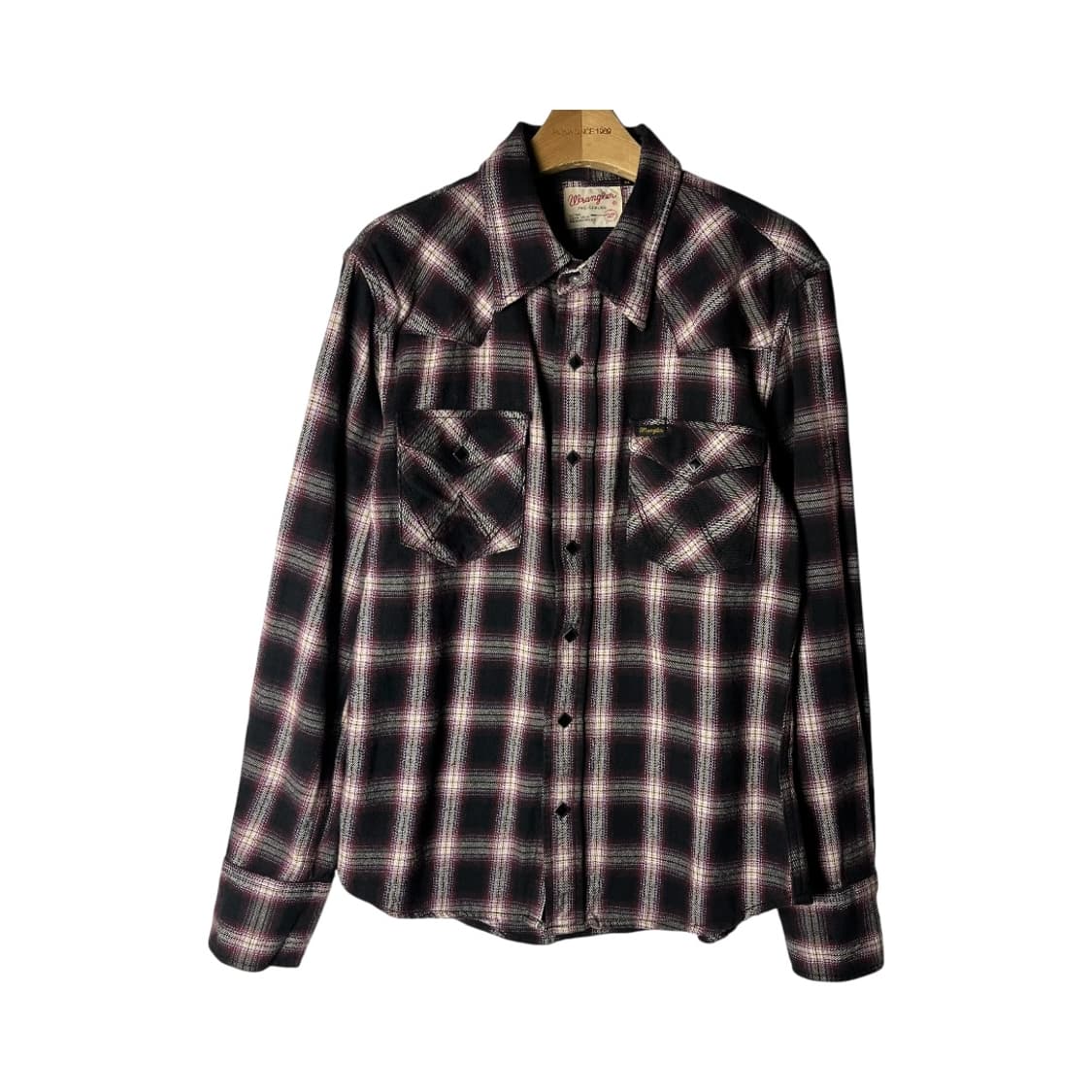 [Wrangler] 랭글러 다이아버튼 체크 웨스턴셔츠 상품이미지1