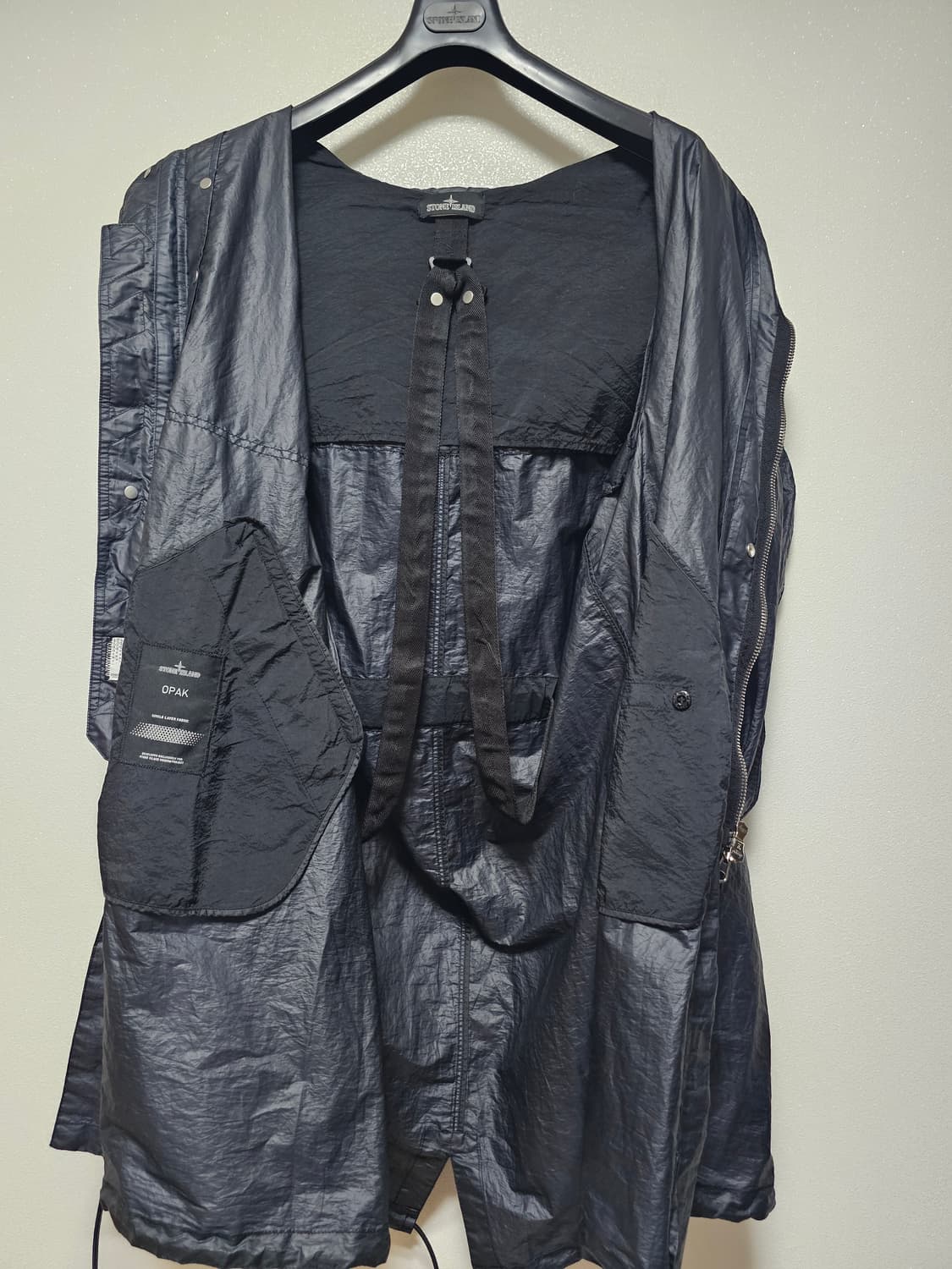 스톤아일랜드 쉐도우프로젝트 오파크 나일론 롱 자켓 상품이미지5