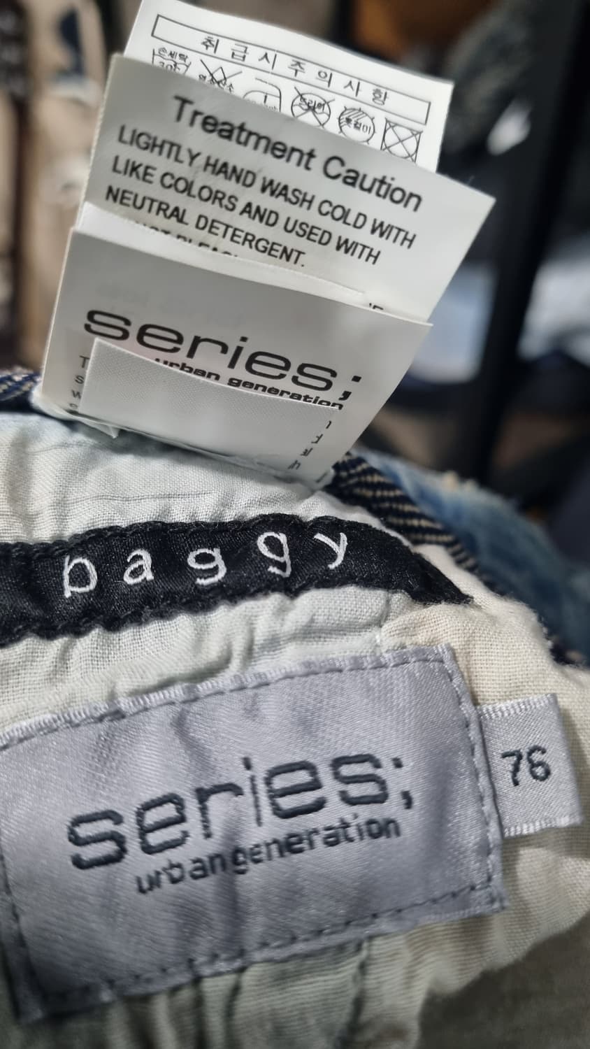 series(코오롱정품) baggy  데님팬츠 30~31사이즈 상태좋아요 상품이미지4