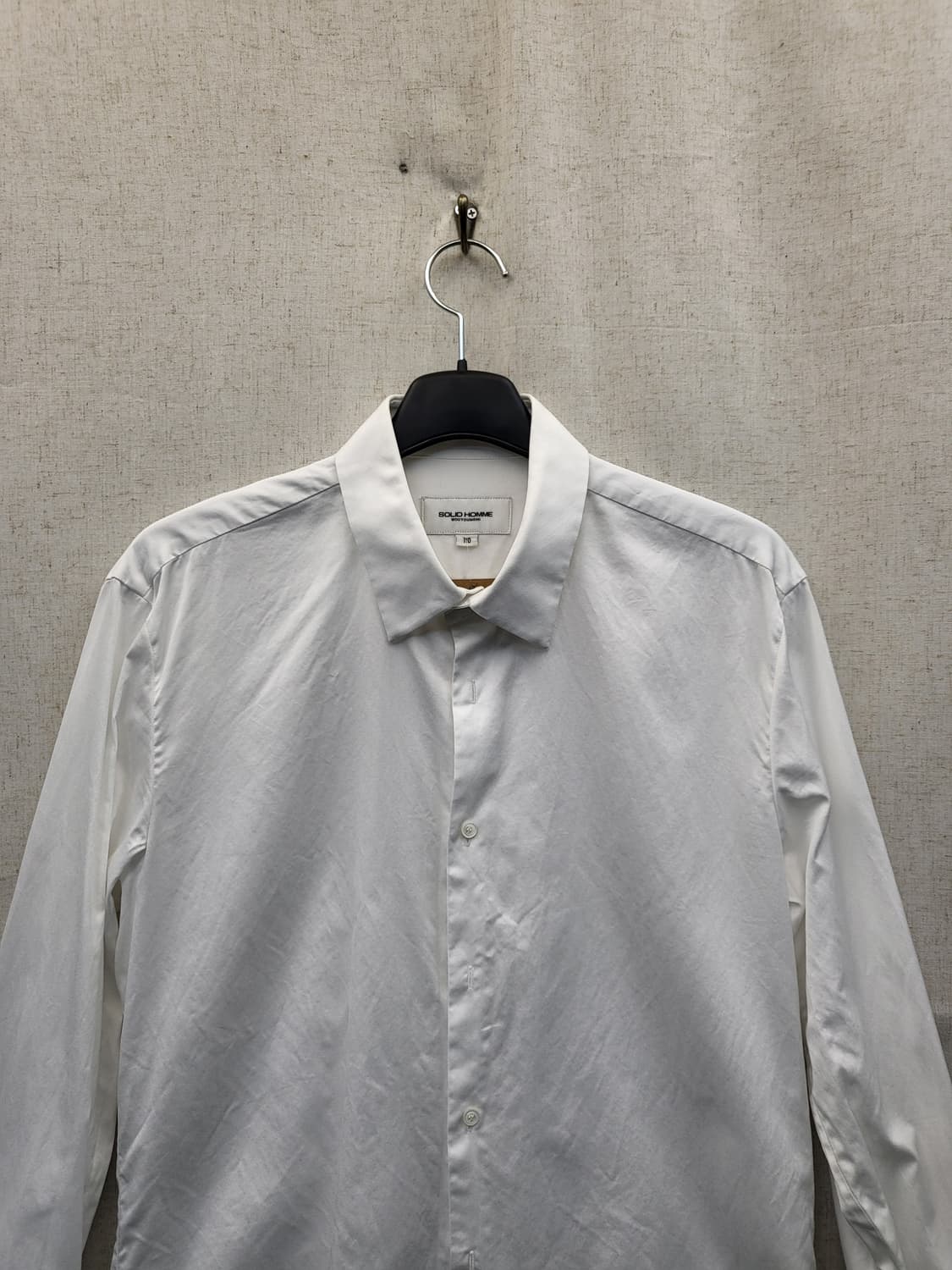 솔리드 옴므 화이트 셔츠 상품이미지3